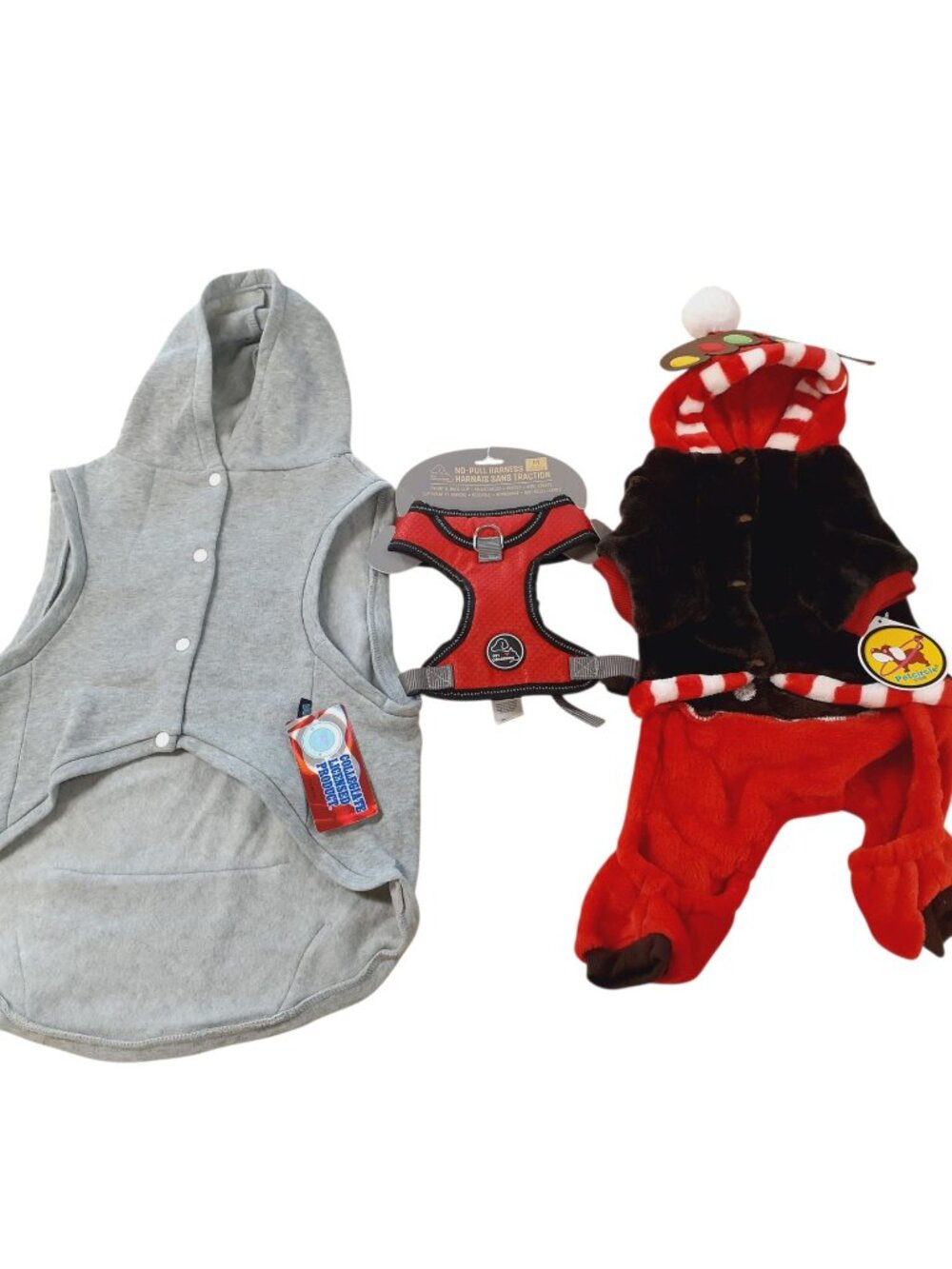 Bundle of 3 Hunter Brand, Pet Obsession & Pet Circle Christmas Outfits NWOT